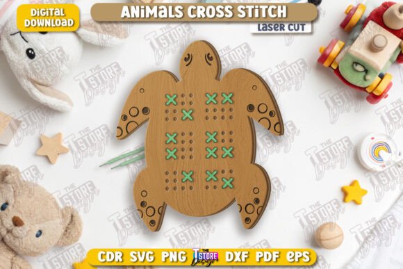 Cross Stitch Turtle Laser Cut CNC: A Designer's Review