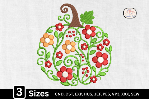 Cute Fall Floral Pumpkin: A Designer's Craft Fair Review
