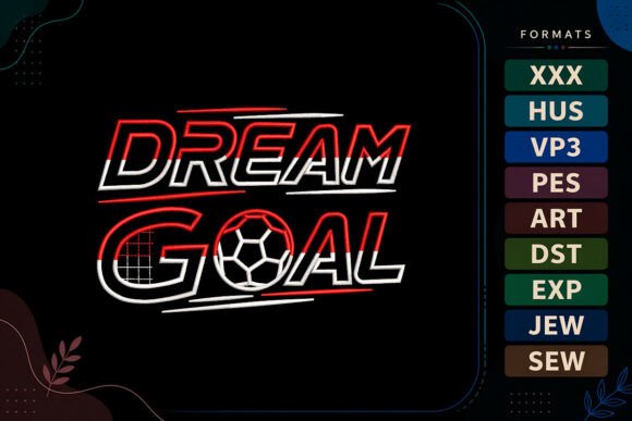 Dream Goal Soccer Football: A Bold Pick for Craft Fairs