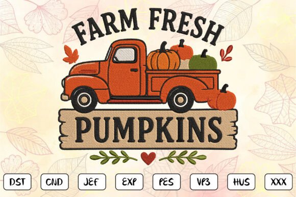 Farm Fresh Pumpkins Embroidery Review