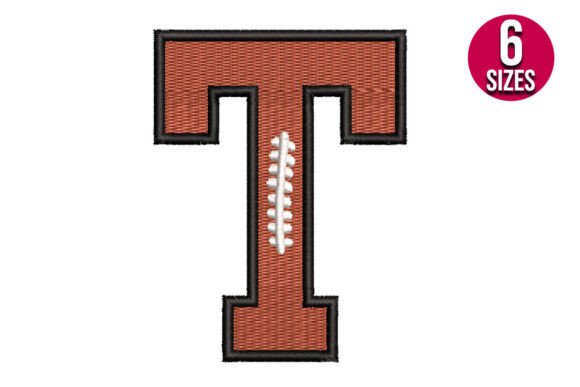Football Font Alphabet Letter T Review for Business