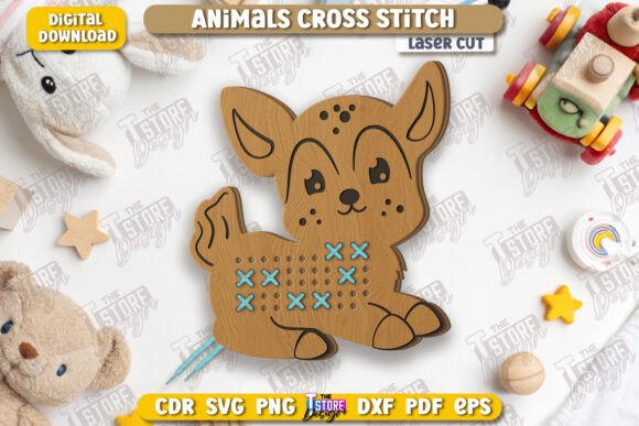Review: Cross Stitch Deer Laser Cut Montessori Design