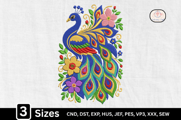 Review: Floral Bird Folk Art Peacock for Business Merch