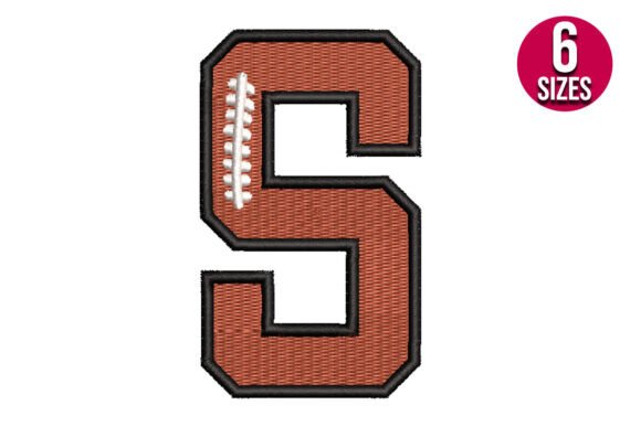 Review: Football Font Letter S for Craft Fair Sales