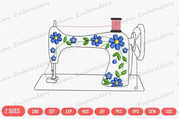 Vintage Floral Sewing Machine: A Designer's Review
